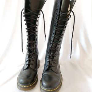 Dr Martens US Size 7 tall combat boots